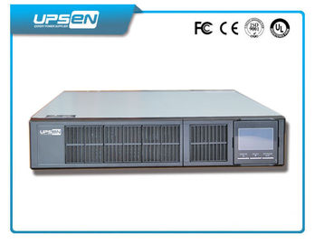 कंप्यूटर / सर्वर / नेटवर्क उपकरणों के लिए वाणिज्यिक 50 हर्ट्ज / 60 हर्ट्ज ऑनलाइन रैक माउंट यूपीएस 220Vac