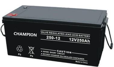 6FM250G 12V 250A सौर लीड एसिड बैटरी Rechargeable बंद ग्रिड सौर सिस्टम के लिए
