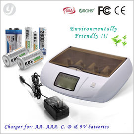 ब्लू रिचार्जेबल यूनिवर्सल 110V डीसी क्षारीय बैटरी चार्जर / बैटरी सुधारनेवाला