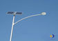 100 वाट एलईडी सौर स्ट्रीट लाइट बीम के साथ 0 - 90 डिग्री कोण / ध्रुव सफेद