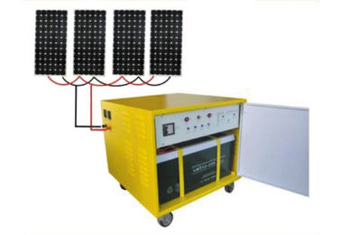 1200W एसी बंद ग्रिड सौर ऊर्जा प्रणालियों, 5W * 4pcs सेट में एलईडी लैंप