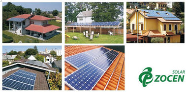 जमीन पर लगे दूरस्थ स्थानों के लिए 3.36KW एसी बंद ग्रिड सौर ऊर्जा प्रणालियों