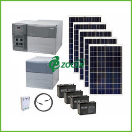 2000 वाट पिच छत / फ्लैट रूफ ग्रिड से जुड़े सौर ऊर्जा प्रणाली 96V 400AH