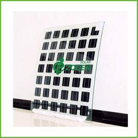 पारदर्शी BIPV डबल ग्लास Monocrystalline सौर मॉड्यूल 265 वाट बी.वी. / आईएसओ