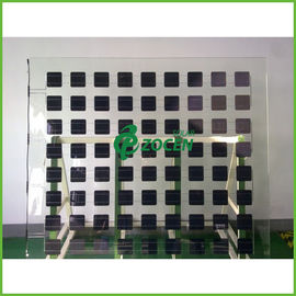 पारदर्शी BIPV डबल ग्लास Monocrystalline सौर मॉड्यूल 265 वाट बी.वी. / आईएसओ