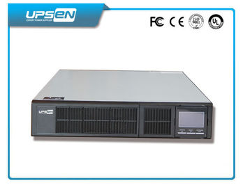 एकल चरण 1KVA / 2KVA 3KVA डबल रूपांतरण ऑनलाइन यूपीएस रैक प्रकार सर्वर के लिए / डाटा केंद्र