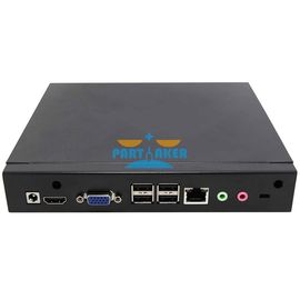 आरजे 45 HDMI वीजीए वायरलेस मिनी पीसी लैन बंदरगाह N370 के साथ Celeron 1037U कम बिजली कंप्यूटर