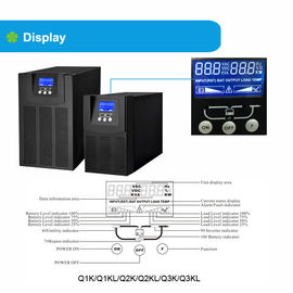 1000W / 20000W / 30000W शुद्ध साइन लहर AVR के साथ Uninterruptible विद्युत आपूर्ति घरेलू उपकरणों के लिए समारोह