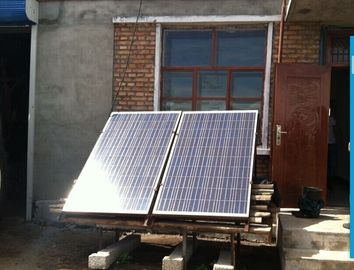 परिवार के लिए ग्रिड सोलर पावर सिस्टम बंद 18V 400W छत स्थापना
