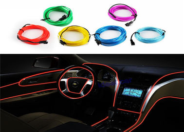 4 मिमी / 5 मिमी Electroluminescent दरवाजा और दीवार के लिए डीसी 12V इन्वर्टर के साथ एल तार एलईडी