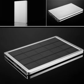 पोर्टेबल पावर बैंक सौर पैनल 5000mAh तेजी से iPhone के लिए चार्ज, आईपैड मिनी
