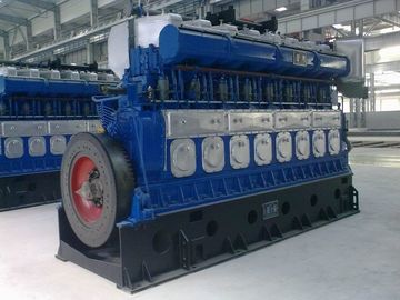 60MW बिजली स्टेशन Genset बिजली संयंत्र भारी ईंधन तेल 3 चरण डीजल इंजन निकाल दिया