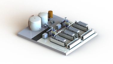 भारी ईंधन तेल Genset पावर प्लांट